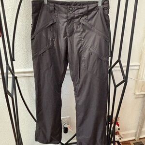 Unisex black warm lined ski pants 🎿